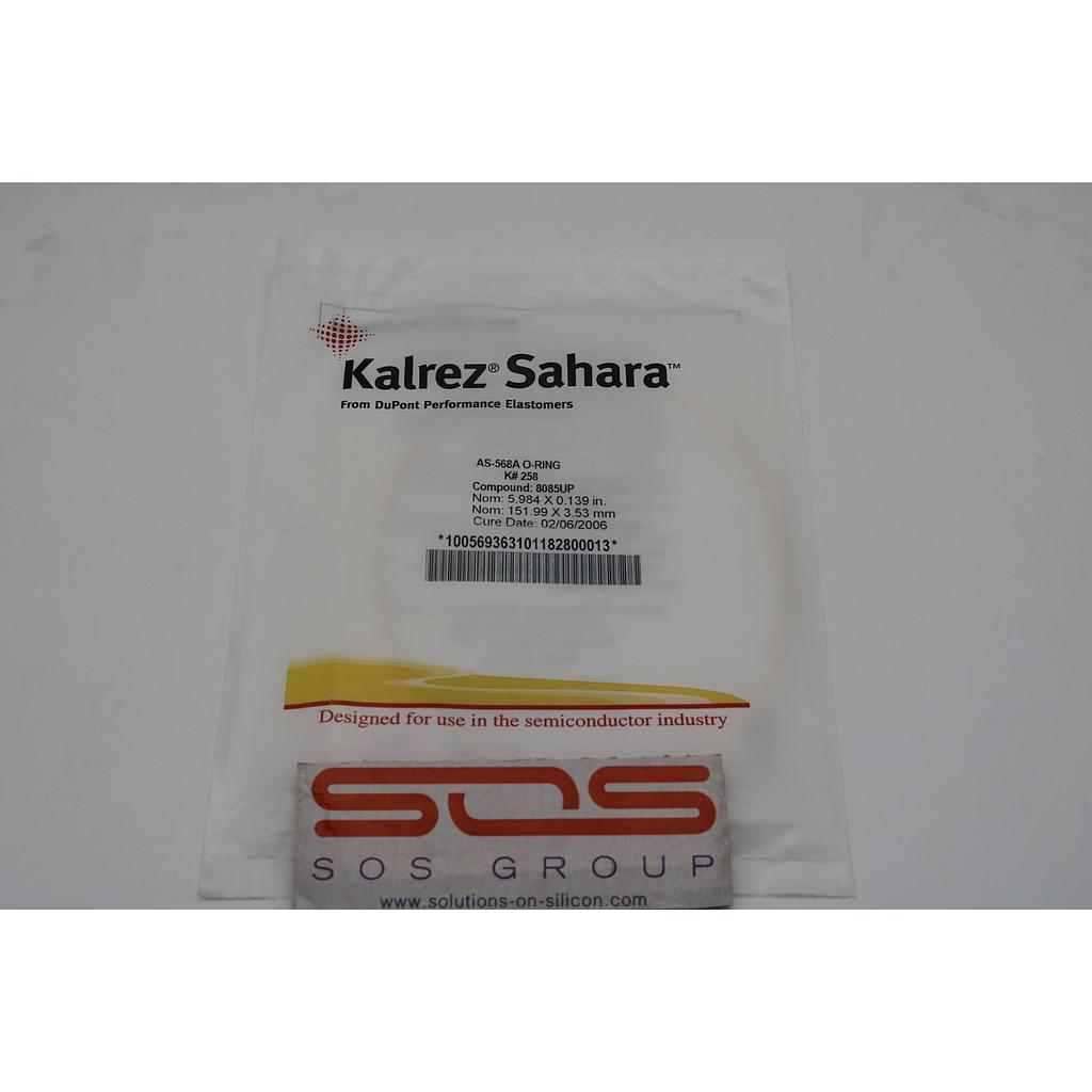 AS258, O-Ring Kalrez Sahara 8085UP, 5.984 x 0.139", 151.99 x 3.53mm