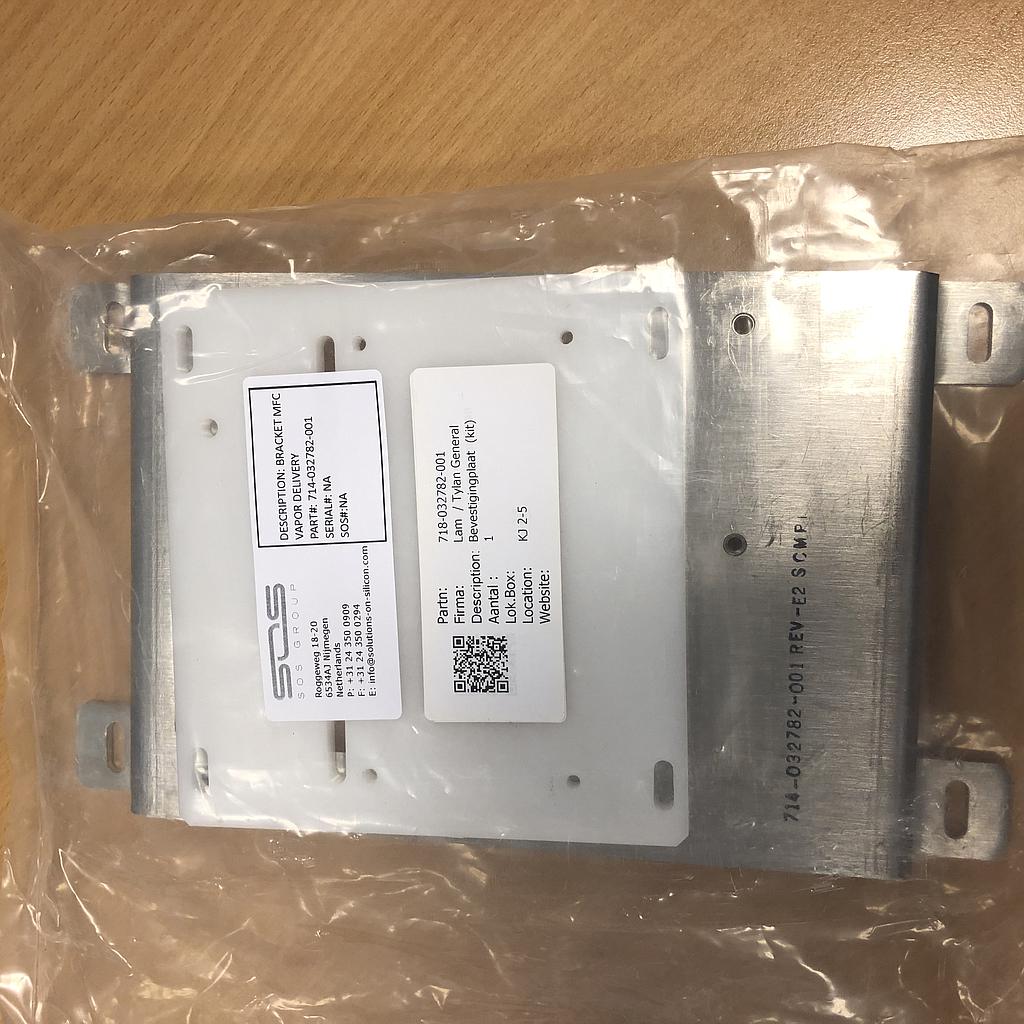 Bracket MFC Vapor Delivery, Rev-E2