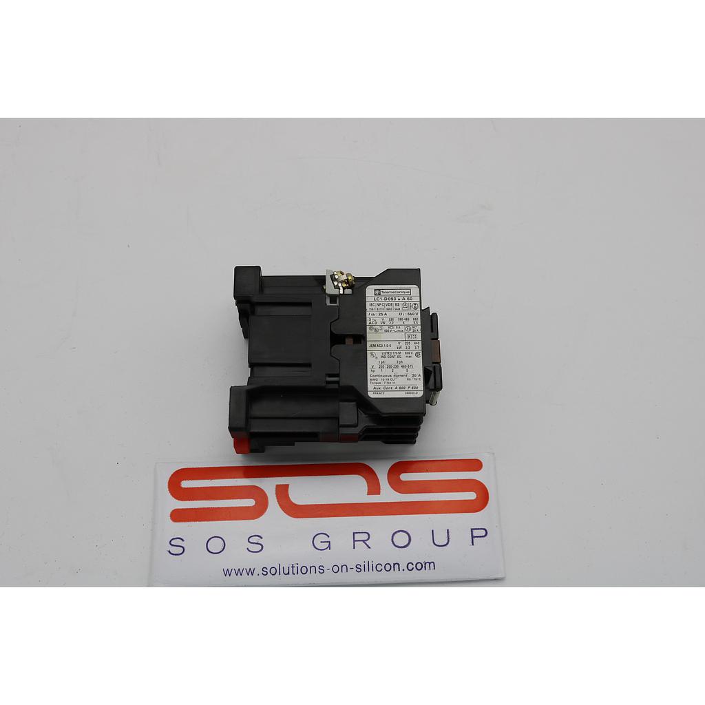 CONTACTOR, 3P, 3PH, 25A, 600V