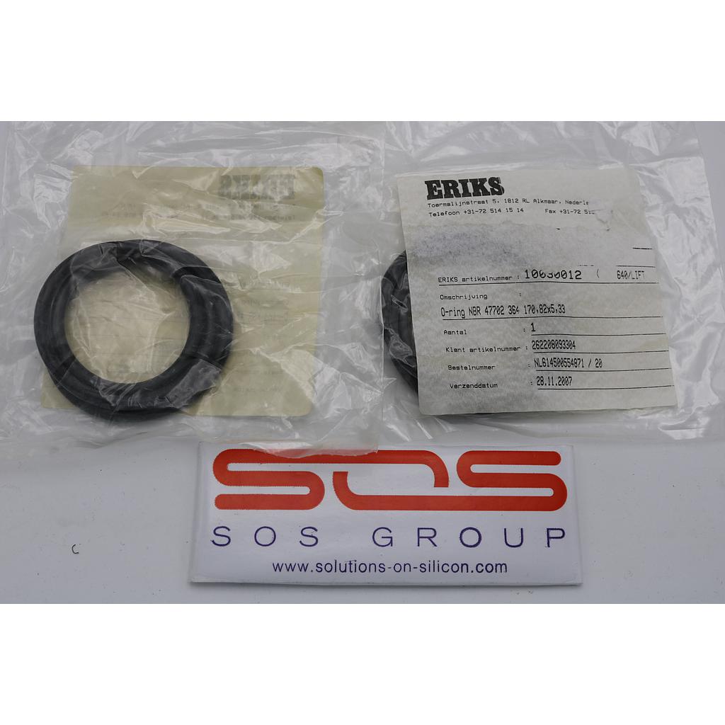 AS364, O-RING NBR 90 47702, 170.82x5.33, Lot of 15