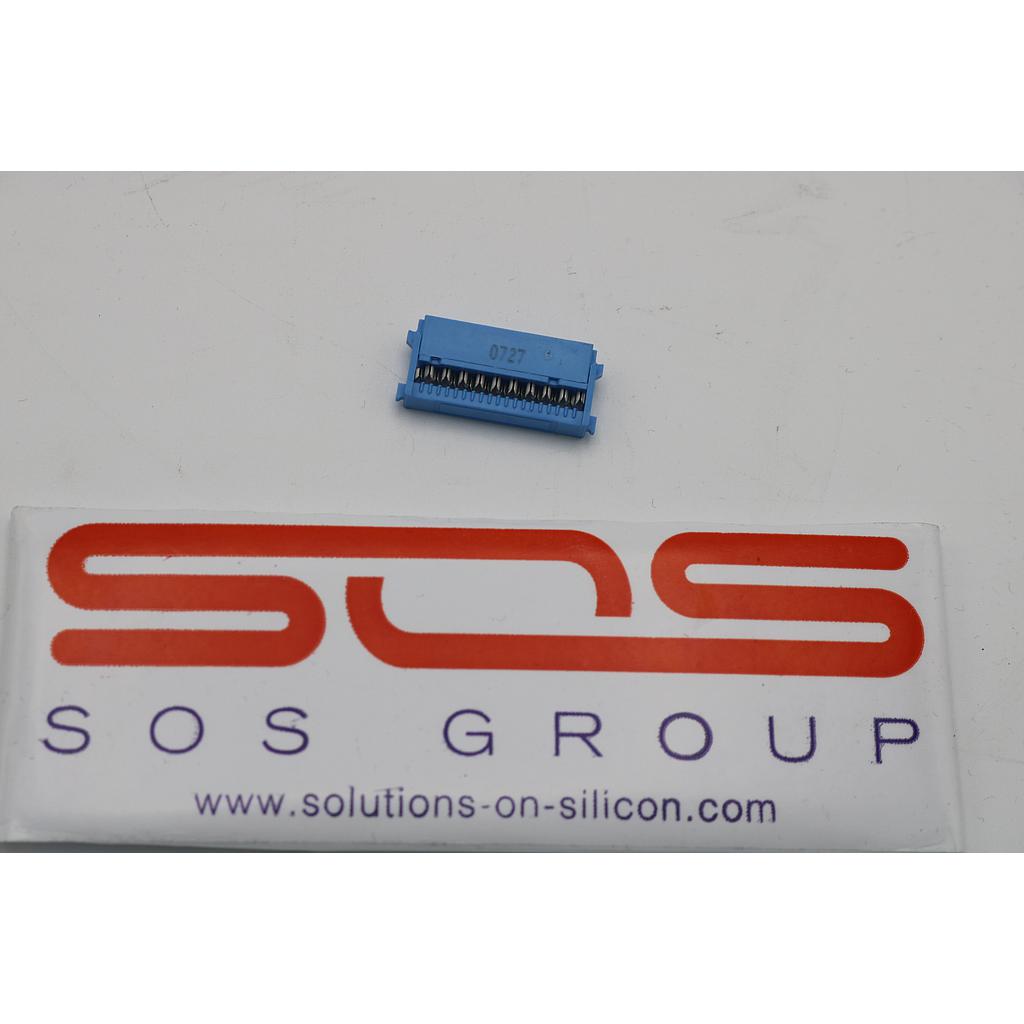 TE Connectivity 20-Way IDC Connector Socket for Cable Mount, 2-Row 0727, Lot of 32