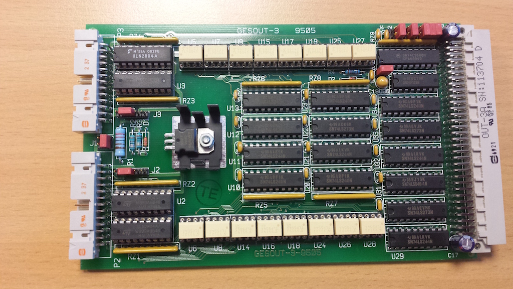 CIRCUIT BOARD GESOUT-3 ASM EPSILON 3200 CIRCUIT BOARD 03-322711A04 REV C