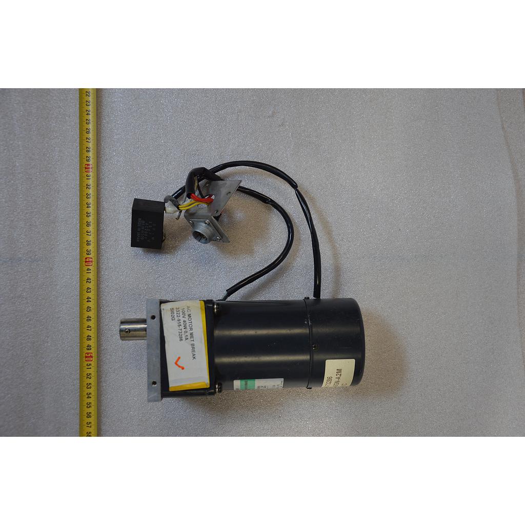 AC MOTOR, W. BREAK, 100V, 40W, 0.1A