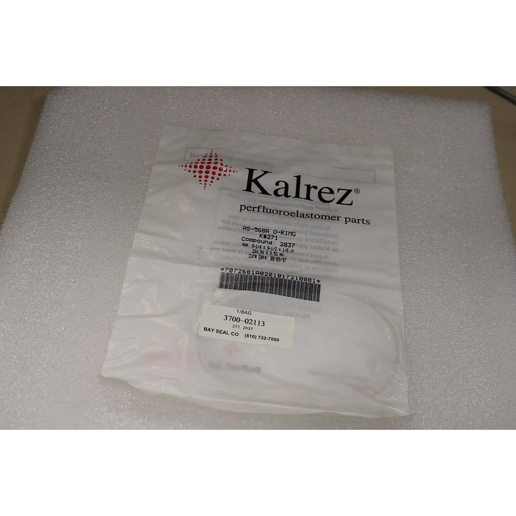 O-RING AS271 / K271 WHITE ID 9.234 CSD .139 KALREZ 2037 80 D