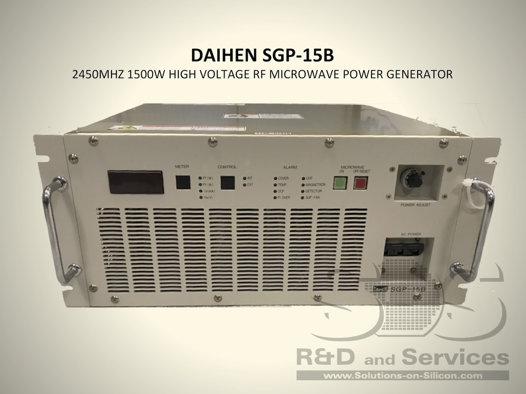 SGP-15B 2450MHz 1500W High Voltage RF Microwave Power Generator