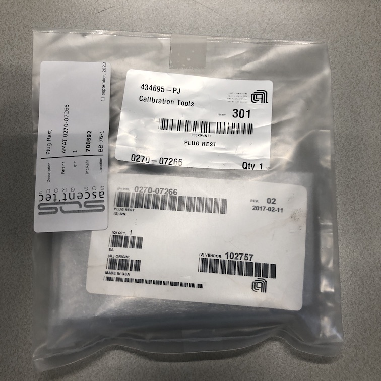 AMAT 0270-07266 Calibration Tool, Plug Rest, Rev.02
