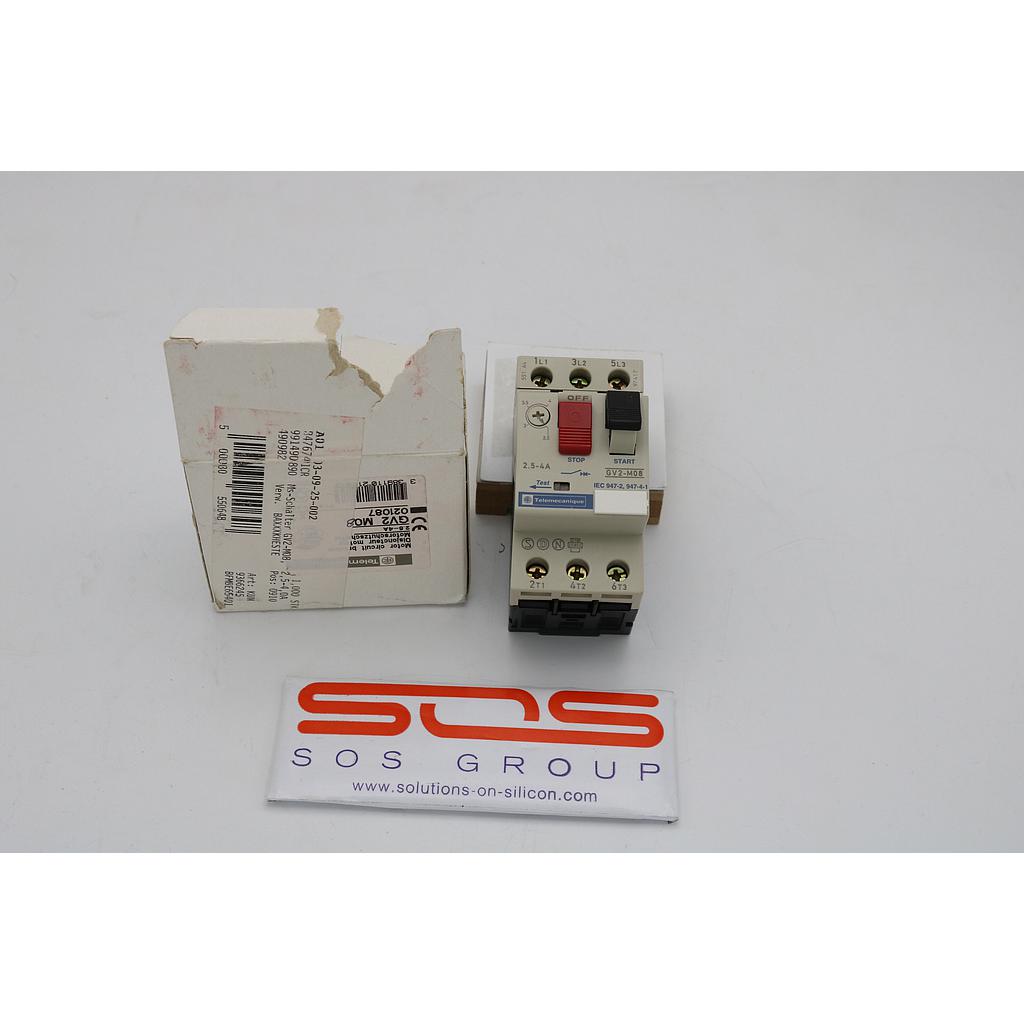 Motor Circuit Breaker, 2.5-4A, 3 Pole