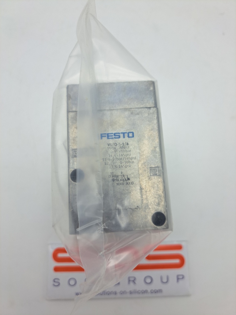 Festo 9984 3/2 Pneumatic Solenoid Valve - Pneumatic G 1/4 Classic Tiger Series, 9984