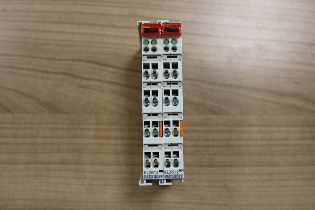 beckhoff KL2612 Bus Terminal, 2-channel relay output, 125 V AC, 30 V DC, 0.5 A AC, 2 A DC