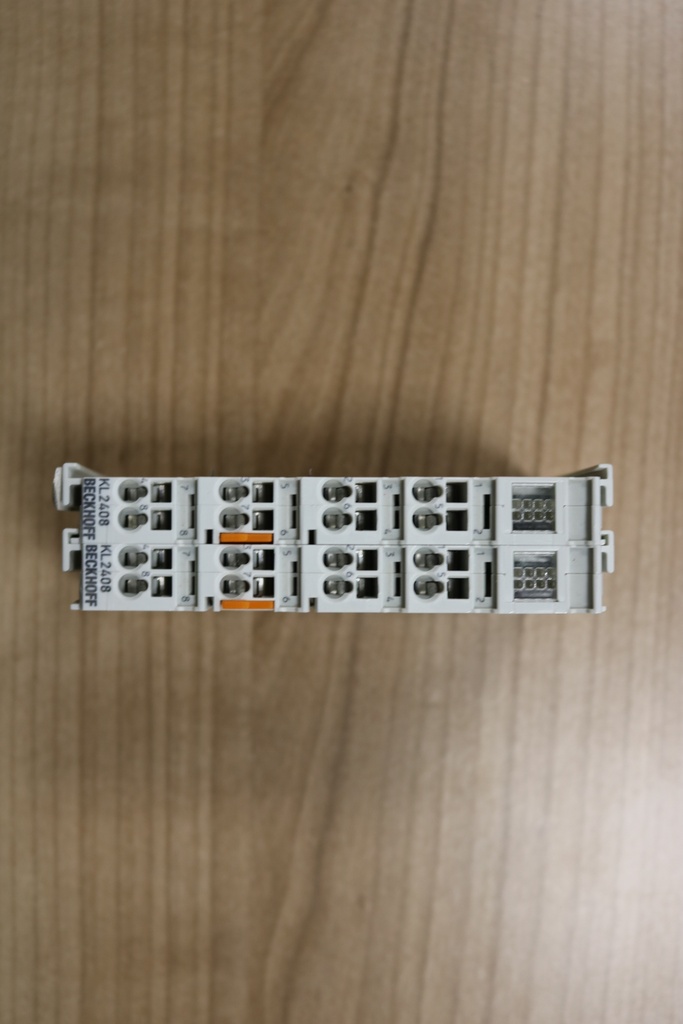 beckhoff KL2408 Bus Terminal, 8-channel digital output, 24 V DC, 0.5 A, 1-wire connection