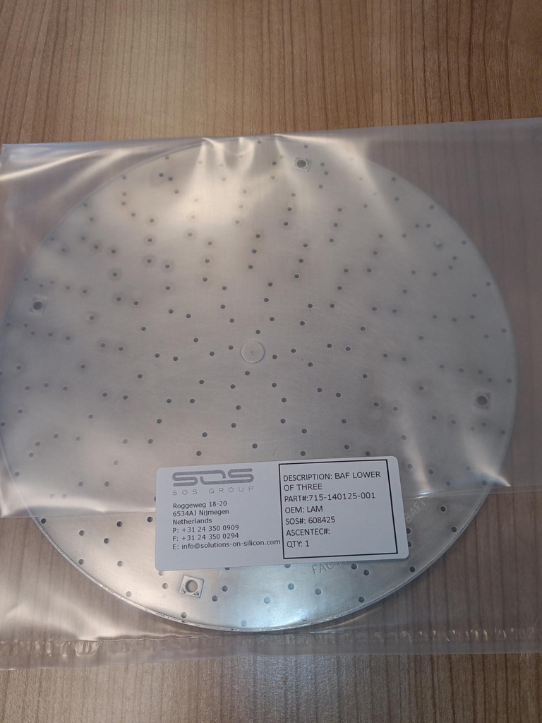 Lower Baffle Plate, Rev.A