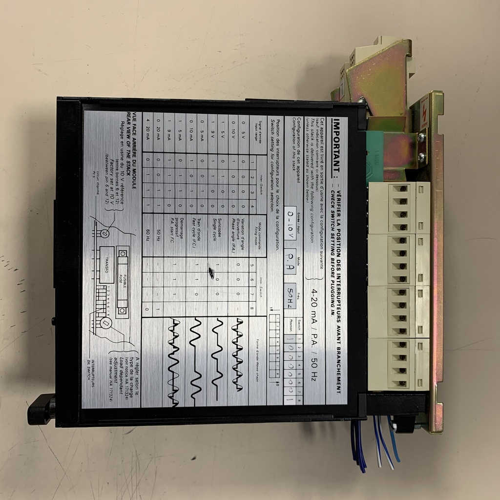 THYRISTOR POWER SWITCH FOR ELECTRICAL HEATING 240VAC 50-60HZ 25A