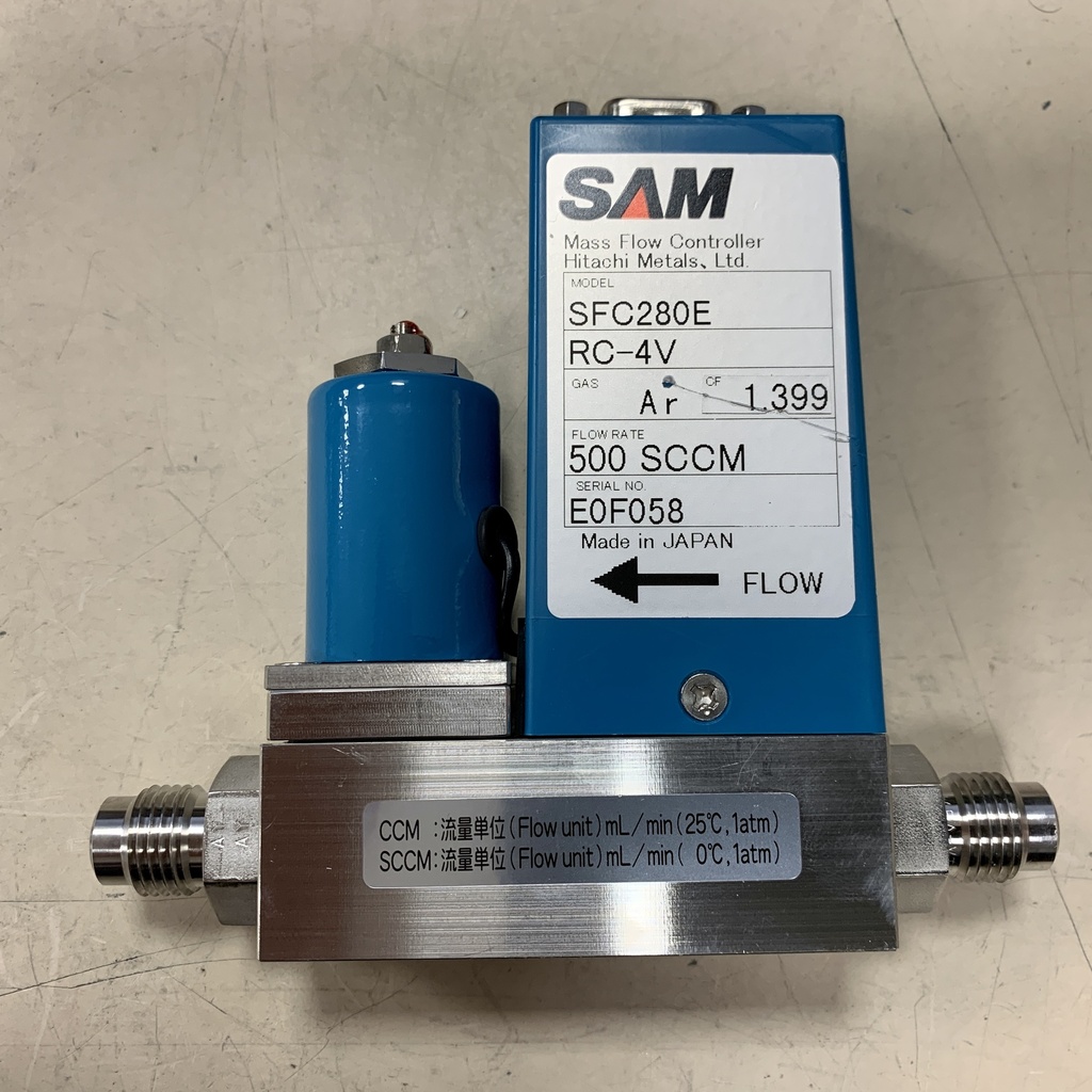 SAM Hitachi MFC 500SCCM Ar, RC-4V