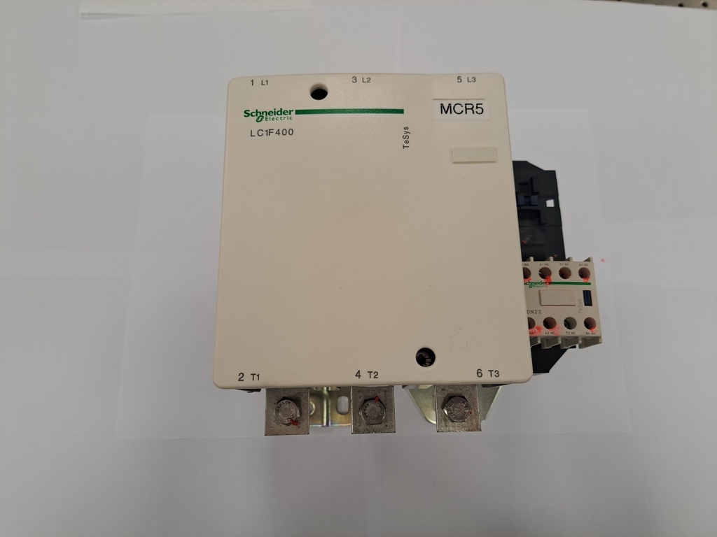 CONTACTOR 3 WAY 100/220VAC-100KW, 440VAC-250KW. COIL VOLTAGE: 220/230VAC. PLUS AUX CONTACT LADN22
