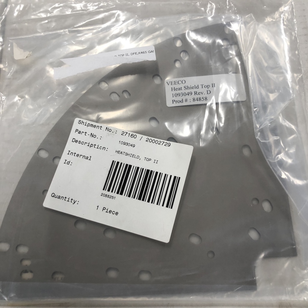 Heatshield Top II, DFE, K465 GaN, Rev.D