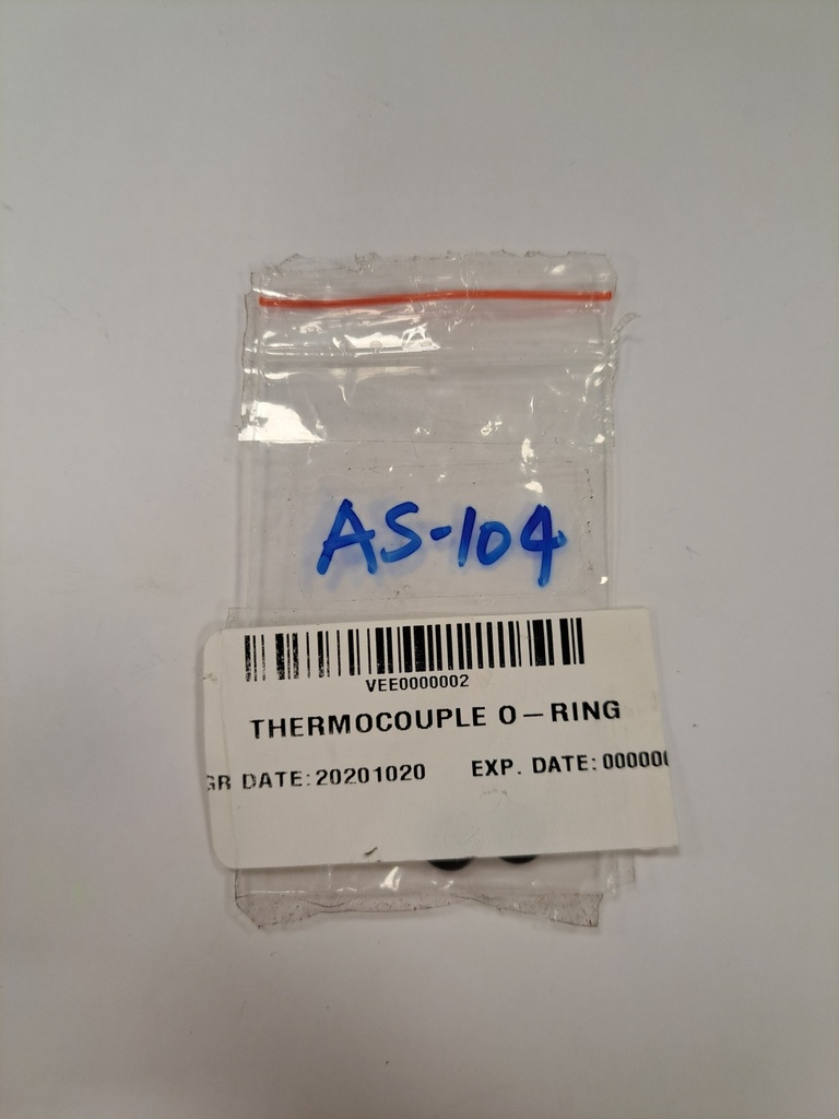 Thermocouple O-Ring AS104, Lot of 2