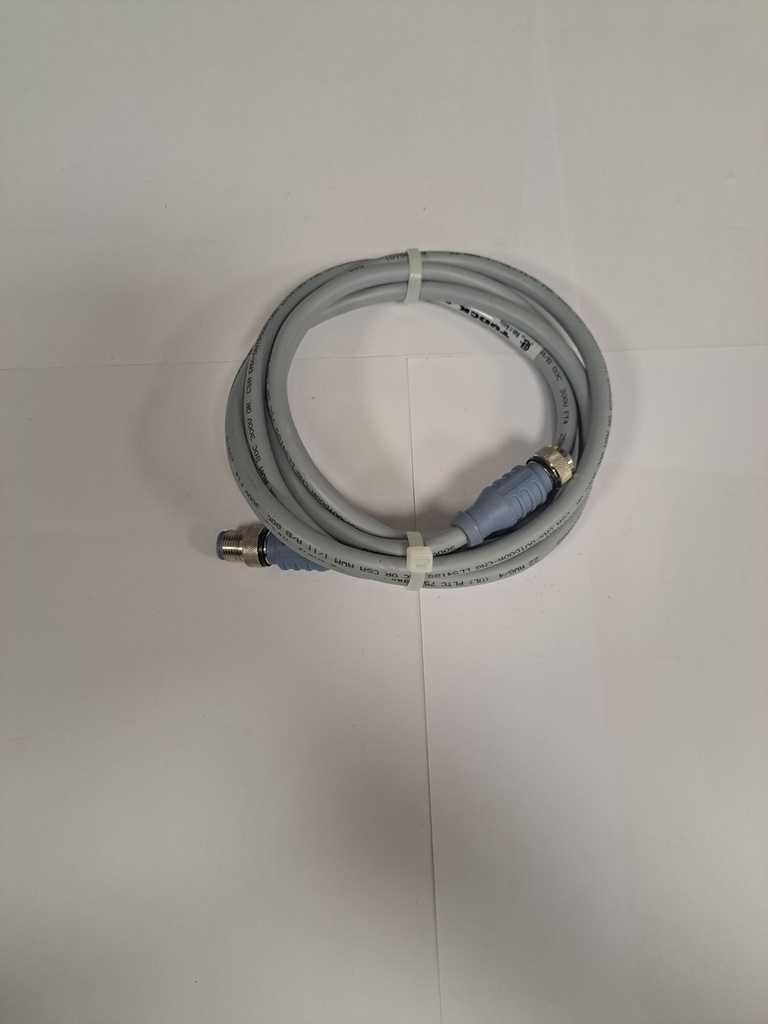 DEVICENET CABLE 2M  M12 5POLE FEMALE, M12 5POLE MALE