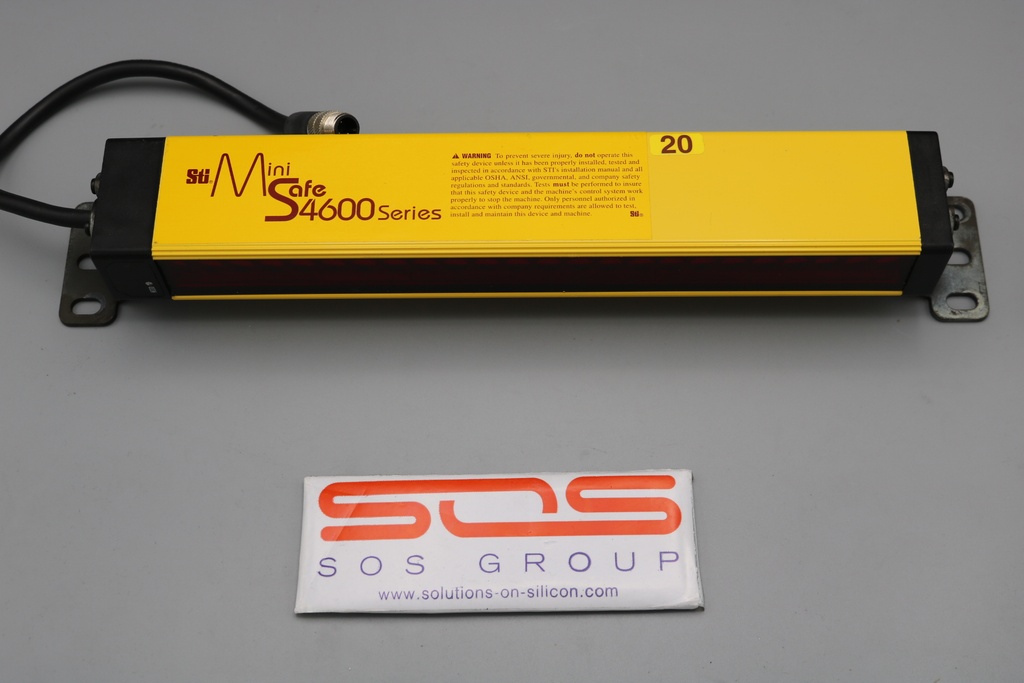 70157-1000 STI Mini Safe 4600 Series Safety Light Curtain Receiver, Model: MS46-20-260-Q1-X