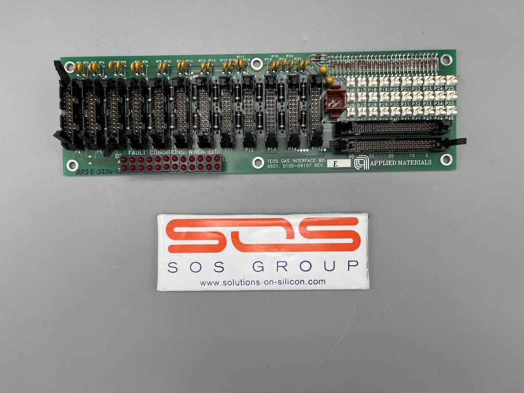 Applied Materials 0100-09107 PCB TEOS Gas Interconnect Board