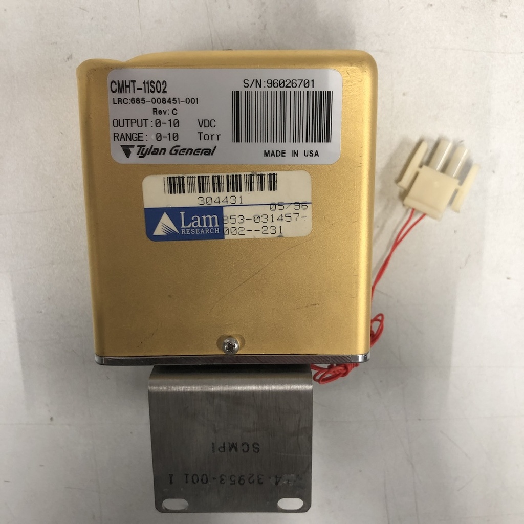 LAM Research 853-031457-002 Tylan CMHT-11S02 Baratron 0-10 TORR