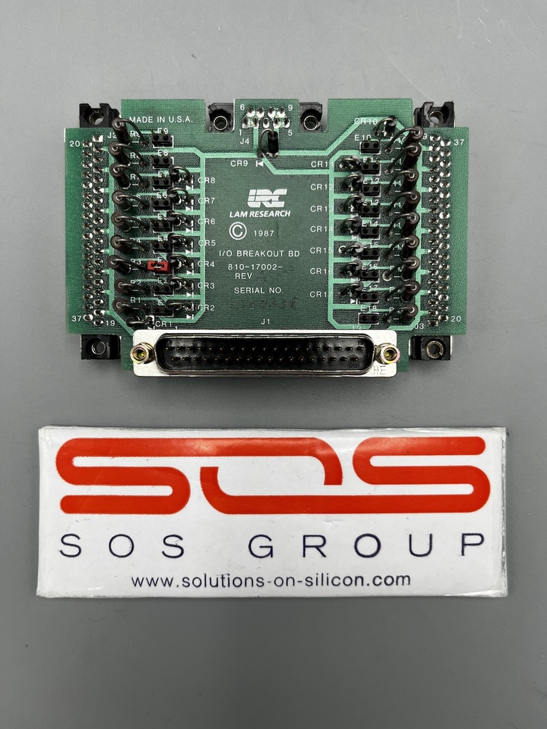 Lam Research 810-017002-001 PCB I/O BREAKOUT BD