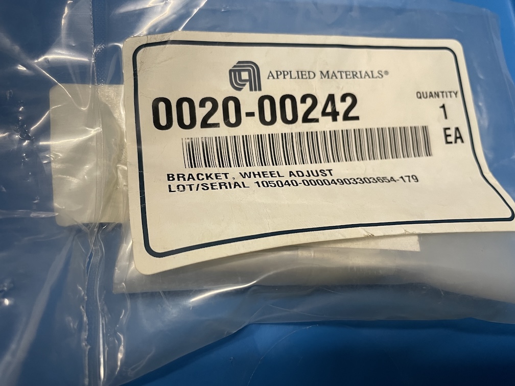 Applied Materials 0020-00242 BRACKET, WHEEL ADJ.-GATE VALVE