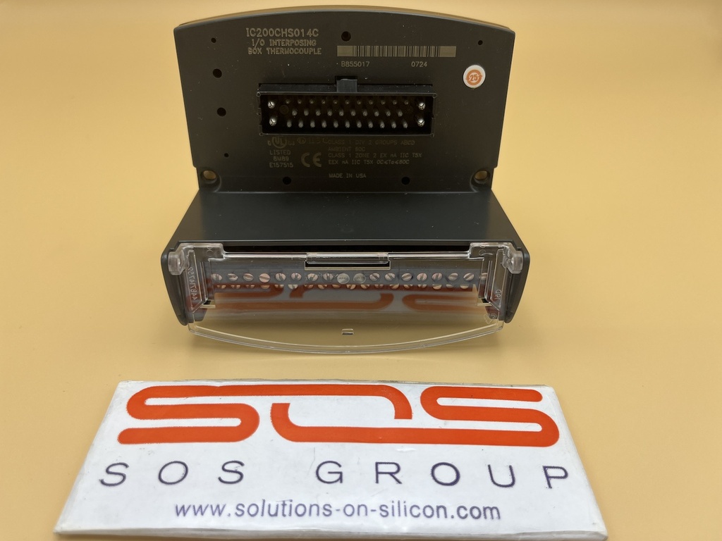 GE Fanuc I/O INTERPOSING BOX THERMOCOUPLE IC200CHS014C