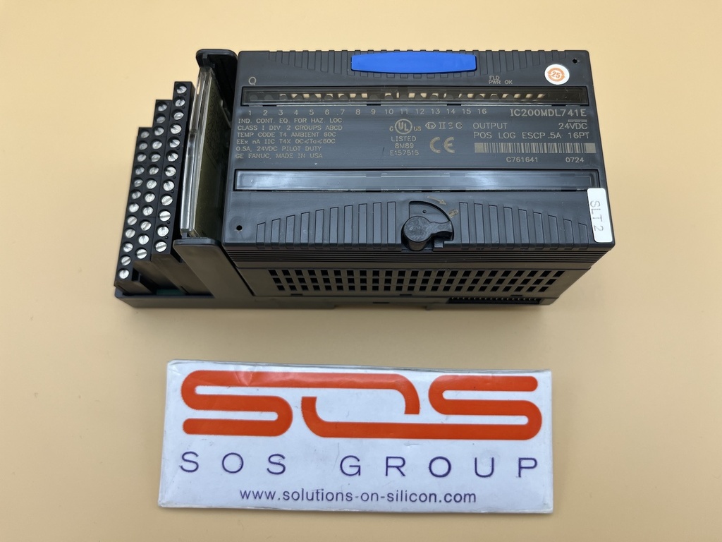 GE Fanuc Versamax IC200MDL741E Digital Output Module 24VDC 16PT