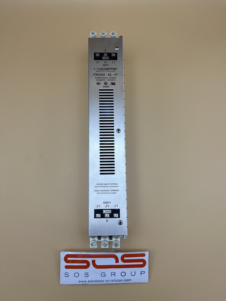 Schaffner FN3258-42-47, 3-Phase Filter