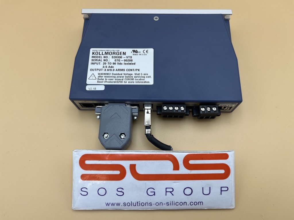 Kollmorgen Danaher Motion S20330-VTS Servo Drive