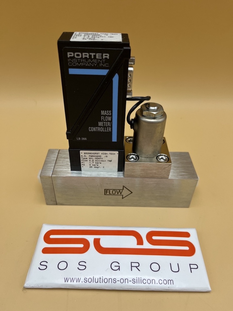 Bronckhorst / Porter Instrument Company NVL-004FV Mass Flow Meter/Controller