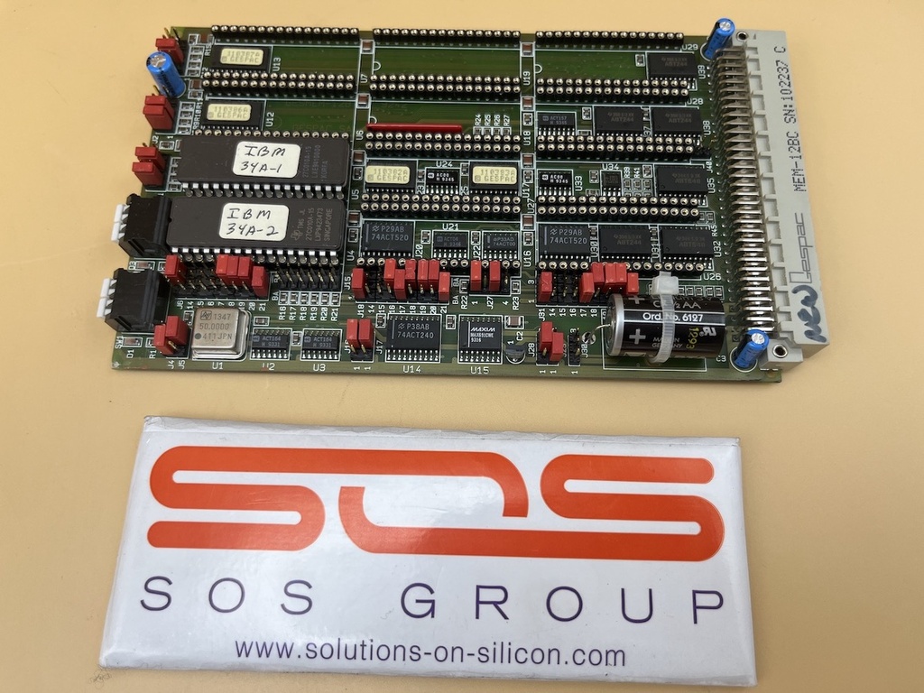 Gespac PCB GESMEM-12BC, Memory Board