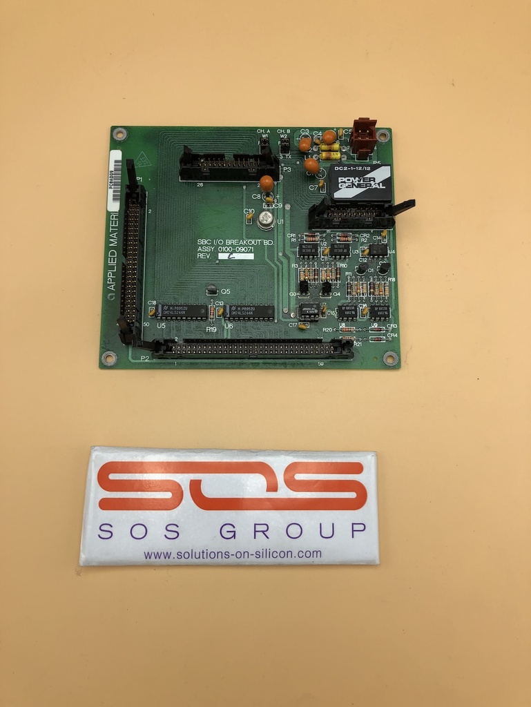 0100-09071, Applied Materials, AMAT, SBC I_O BREAKOUT BOARD