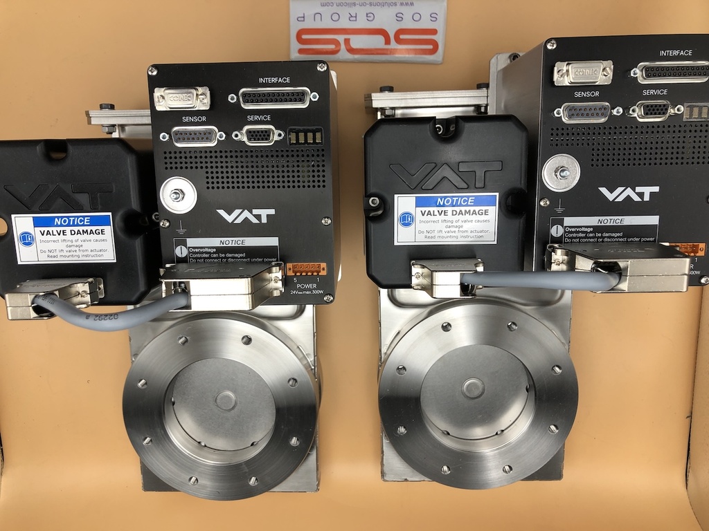 VAT Series 64.2 HV Control Gate Valve DN 100 (4") with RS485 interface 64240-PEHG 64.2