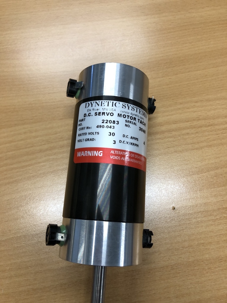 D.C. SERVO MOTOR TACH 490-043