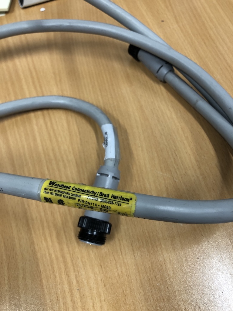 DN11A-M060 Molex Straight Male 5 way Mini-Change to Straight Female 5 way Mini-Change Cordset, 6m