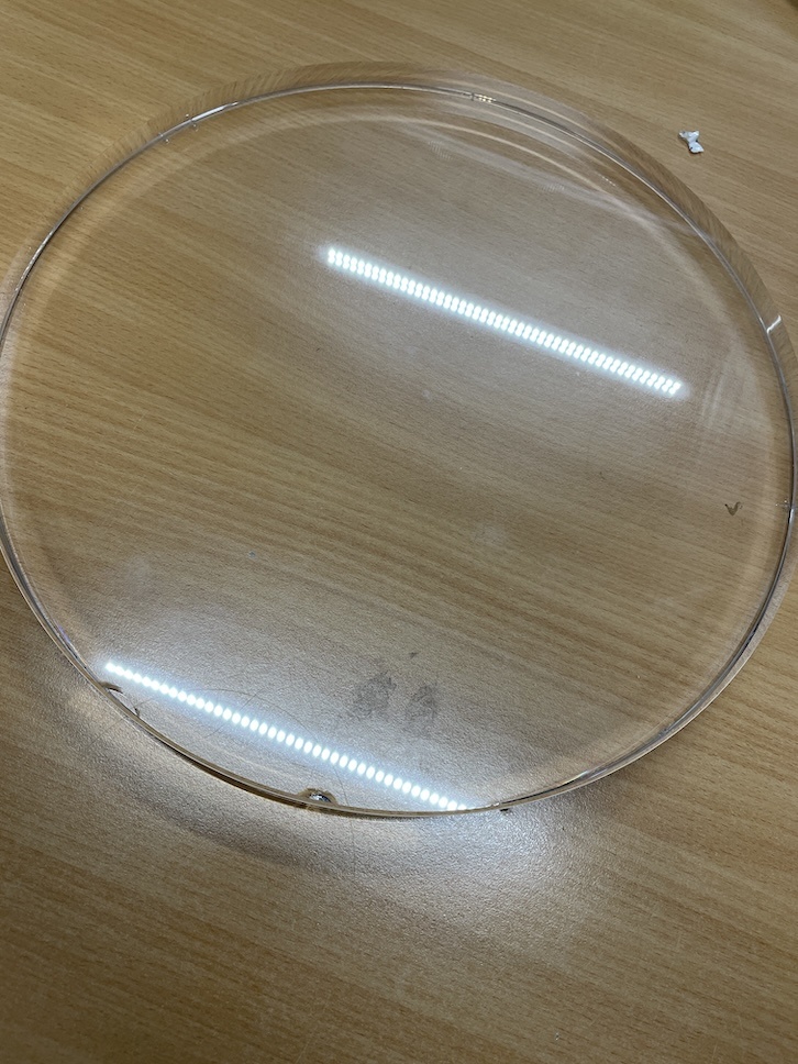 AMAT 0200-00434 VIEUW PORT QUARTZ DEGAS PREHEAT BOARD