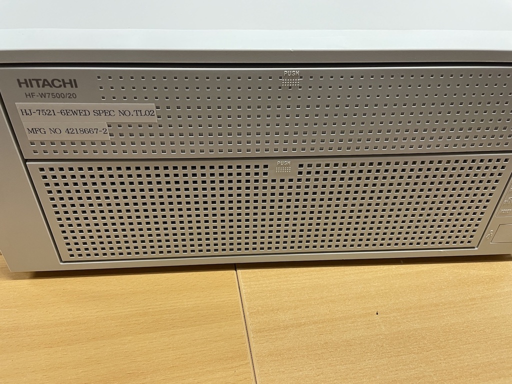 TEL LITHIUS SYSTEM PC - HITACHI HF-W7500 , HJ-7521-6EWED