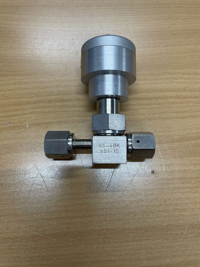 Nupro SS-4BK-v51-10 Stainless Steel Bellows Valve