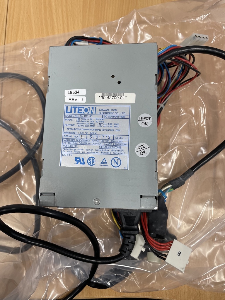 PA-4111-4F Lite On 100-Watts AT Power Supply