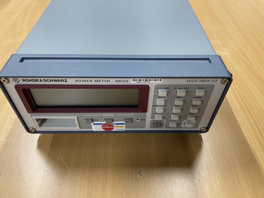 Rohde & Schwarz NRVS POWER METER 601-2979 1020.1809.02
