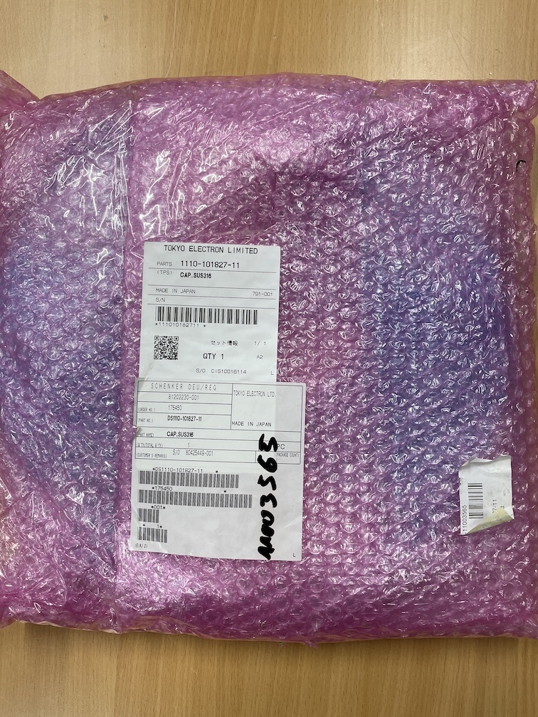 Tokyo Electron TEL DS1110-101827-11 Cap