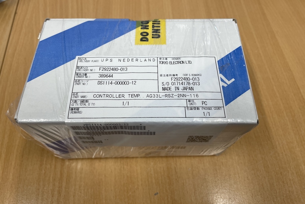 TEL TOKYO ELECTRON FENWAL DIGITAL CONTROLLER AG33L-RSZ-2NN-116  DS1114-000003-12