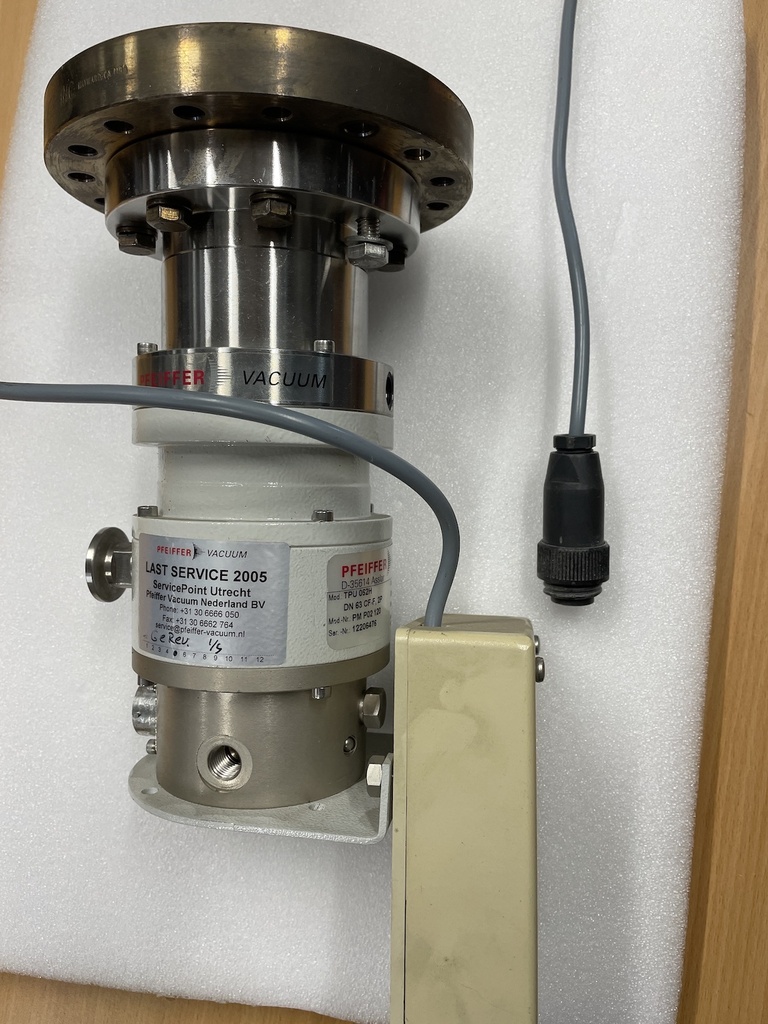 PFEIFFER BALZERS TPU-062H TURBO PUMP DN 63 CF F 2P