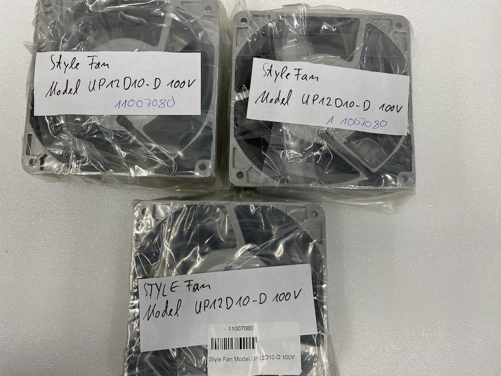 LOT OF 3 STYLE FAN UP12D10 AC100V