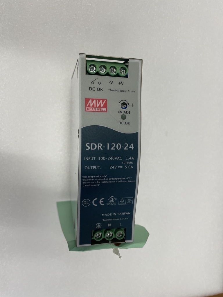 MEAN WELL SDR-120-24 Power Supply