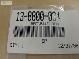 [13-8800-034/500987] Shaft, Pulley, Short