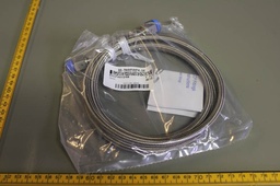 [SS-TH4VF4VF4-54/505927] SS Teflon Braided Hose for PV49, 1/4 in. VCO O-Ring Face Seal Fitting