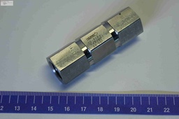 [SS-4CP4-KZ-50/505811] SS 1-PIECE POPPET CHECK VALVE, FIXED PRESSURE, 1/4 in. FNPT, 50 psig