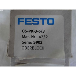 [OS-PK-3-6/3/505105] OR-BLOCK, 1.6-8 BAR, 23.2-116 PSI, FESTO 4232